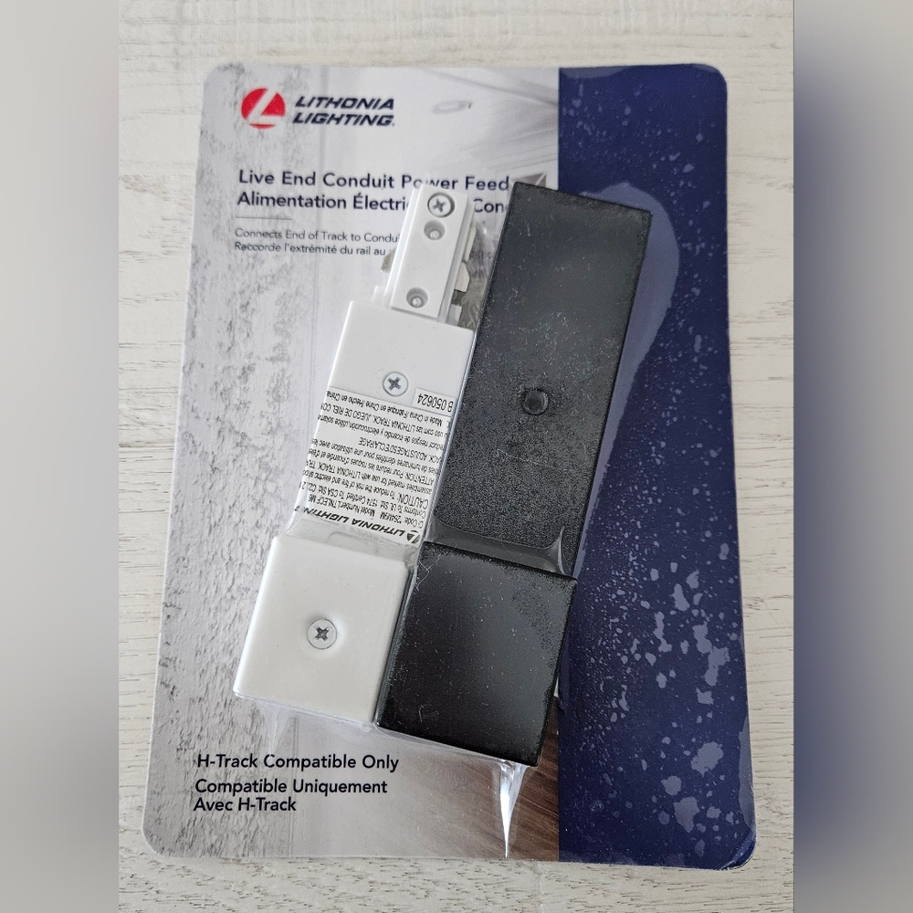 Lithonia Live End Conduit Power Feed for H-Track Lighting New In P